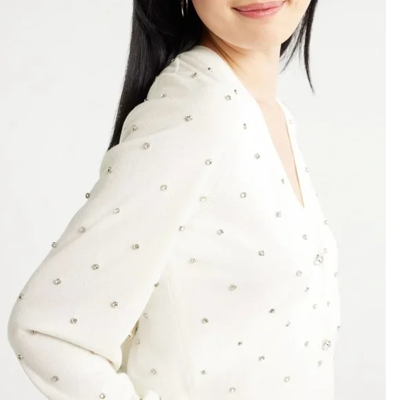 Scoop Women’s Long Sleeve Party Cardigan - Picture 3 of 9